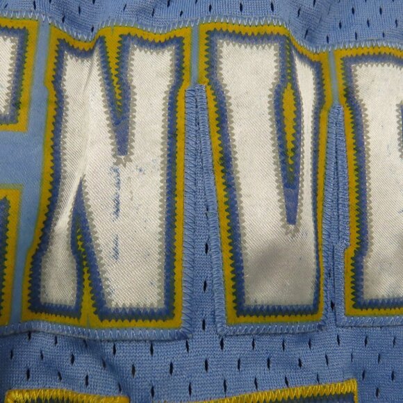 Denver Nuggets Basketball Jersey Mens Medium Blue NBA Nike Carmelo Anthony 15 - Picture 6 of 13